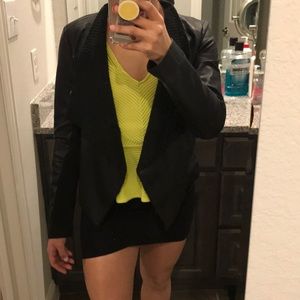 Vegan Leather Jacket | Medium